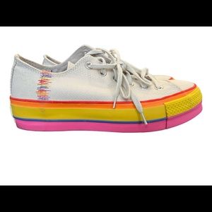 Platform Converse Shoes - Size 8